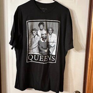 {Plus Size} Unisex T-shirt~ The Golden Girls~ Size 2XL~ Black~ Gently Used (G16)